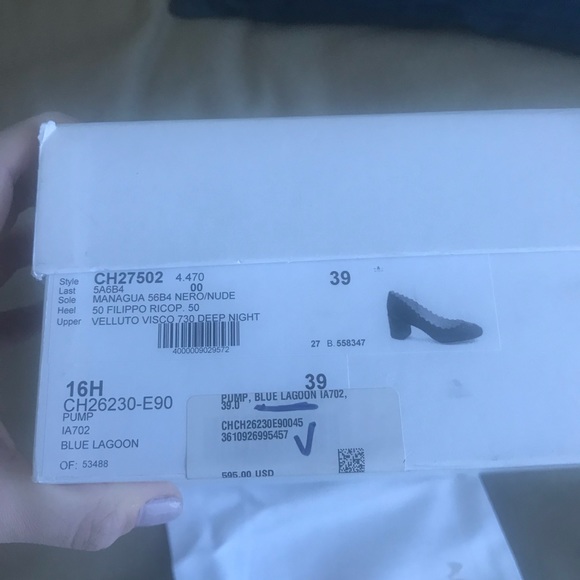 Chloe Lauren Scalloped Heels - Picture 5 of 8